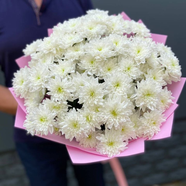  Букет 15 хризантем  в Рыбинске