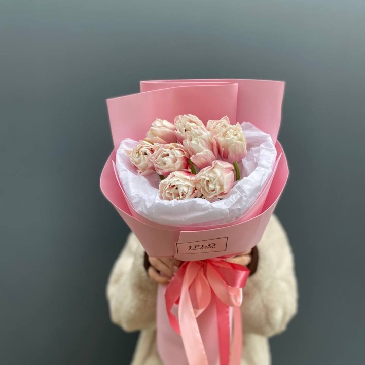 9 нежных тюльпанов в Рыбинске