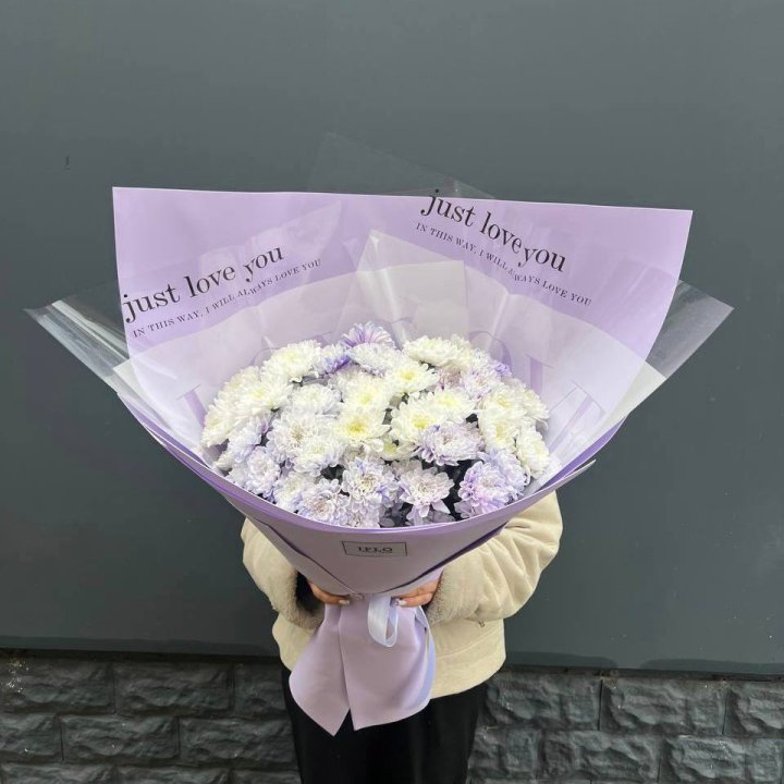 9 воздушных хризантем в Рыбинске