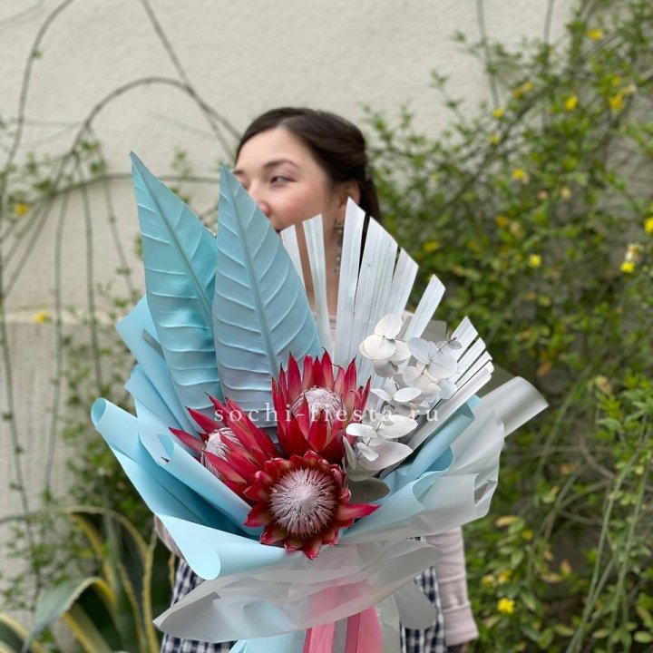 Букет из протеи "Клеопатра-2" в Рыбинске