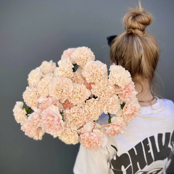 Охапка диантусов  в Рыбинске