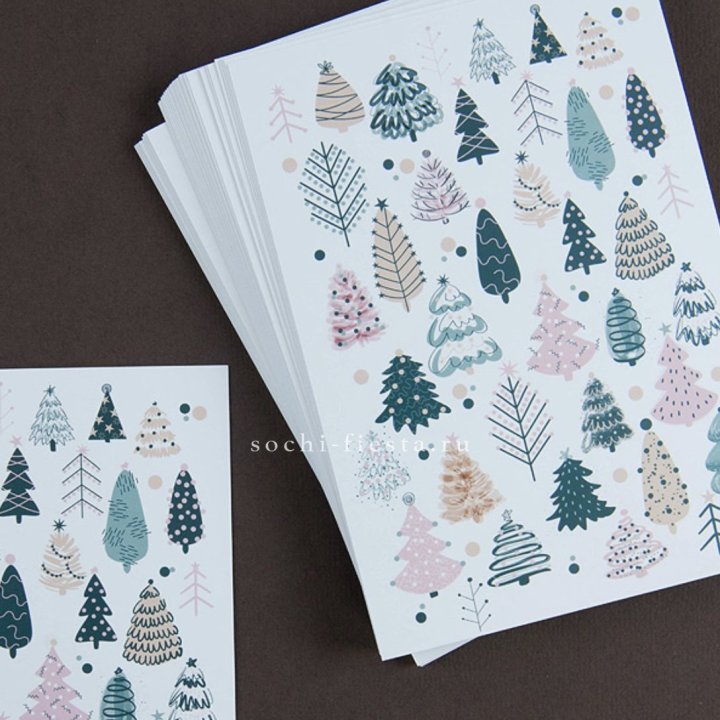 Открытка к букету "Елки" в Рыбинске