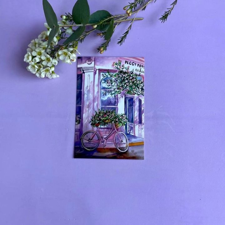 Открытка к букету "Розовый" в Рыбинске