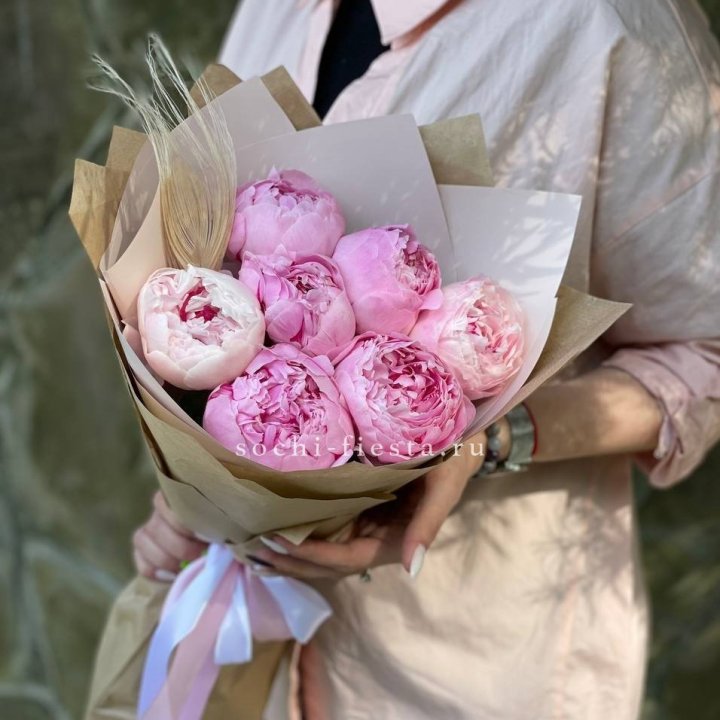 Букет пионов "Венди" в Рыбинске