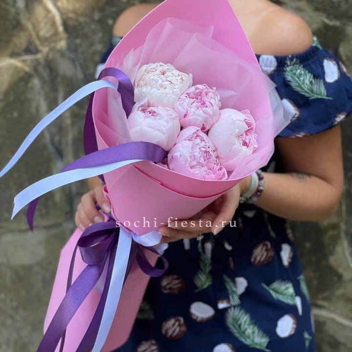 Букет пионов "НАЙ" в Рыбинске