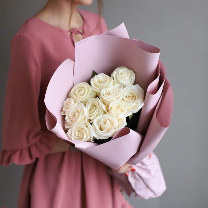 11 белых роз в Рыбинске