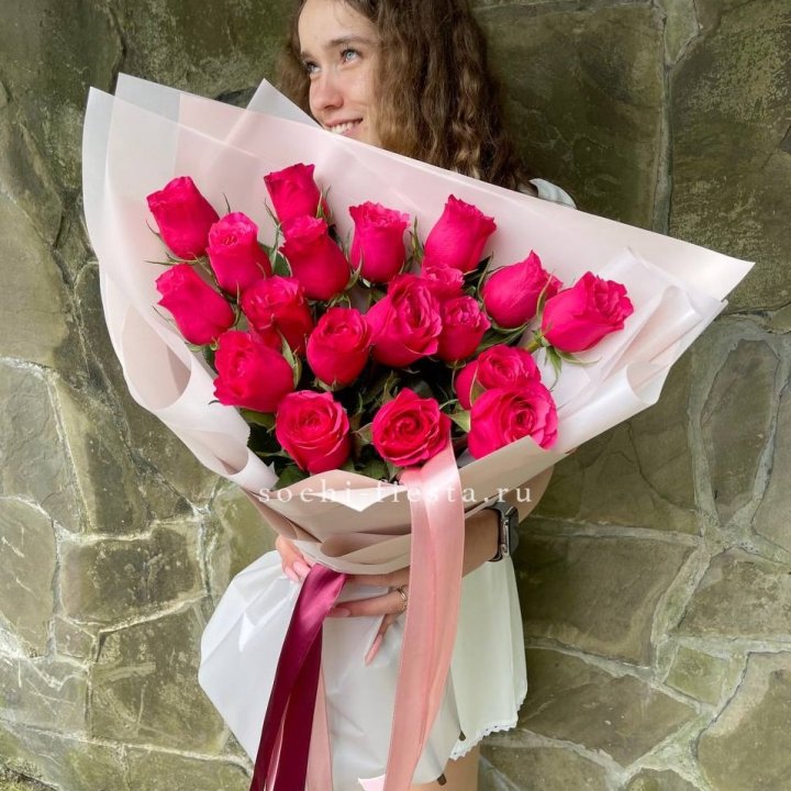19 алых роз в Рыбинске