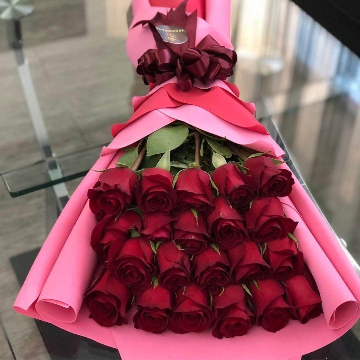 21 красная роза "Элеганс" в Рыбинске