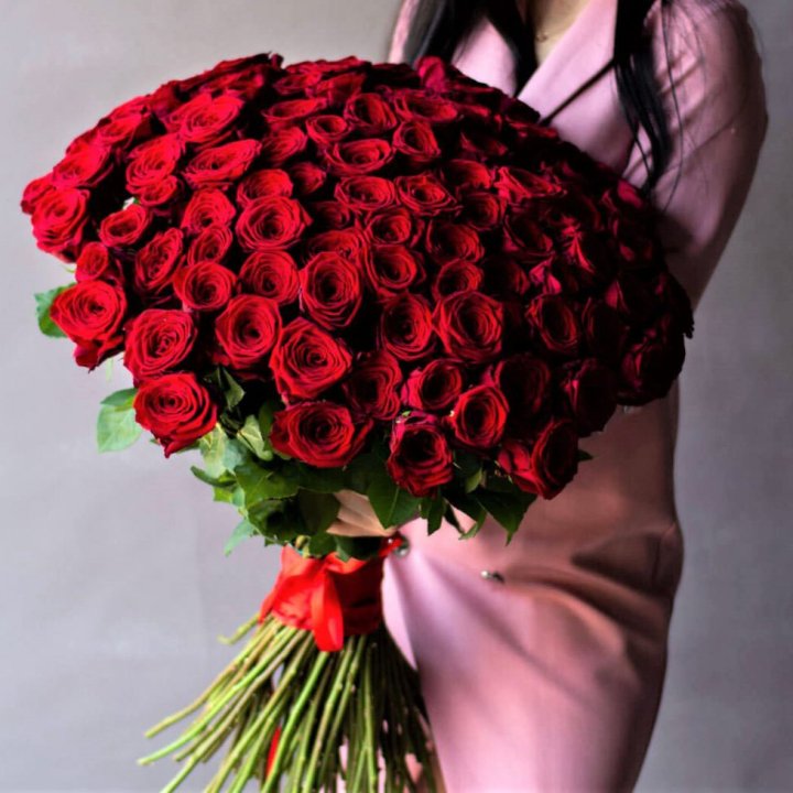 101 высокая роза в Рыбинске