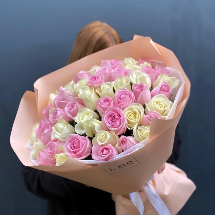 55 роз микс нежности в Рыбинске