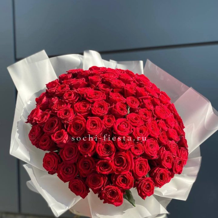 101 высокая роза в Рыбинске