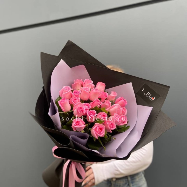 19 розовых роз  в Рыбинске