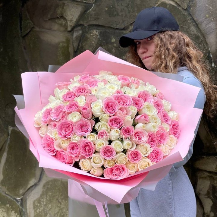 101 роза Миксбери в Рыбинске