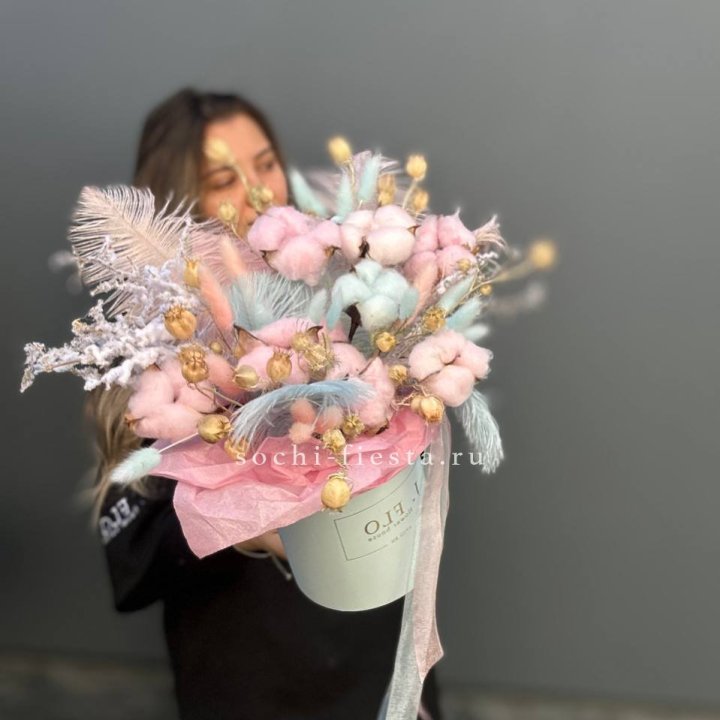 Авторский бокс с сухоцветами №2 в Рыбинске