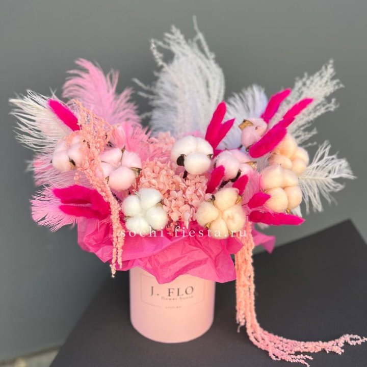 Авторский бокс с сухоцветами №1 в Рыбинске