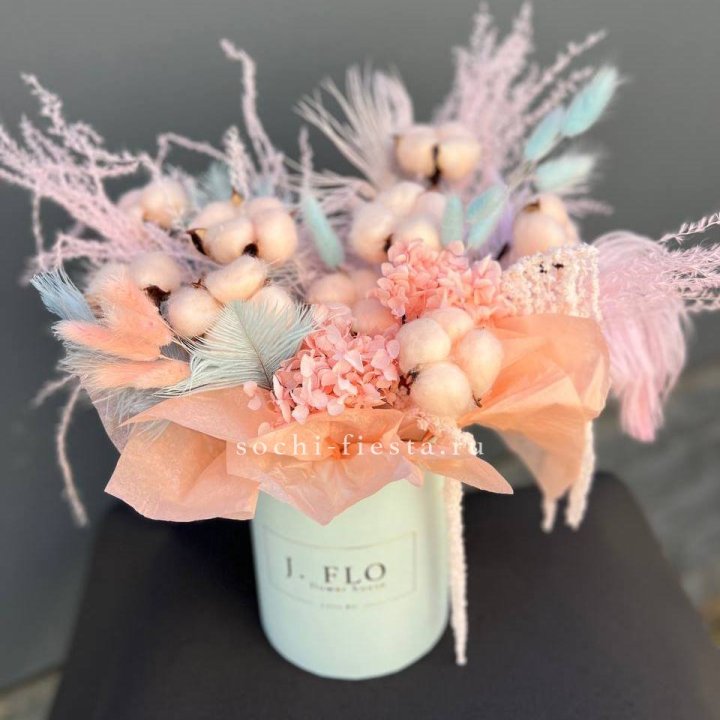 Авторский бокс с сухоцветами №3 в Рыбинске