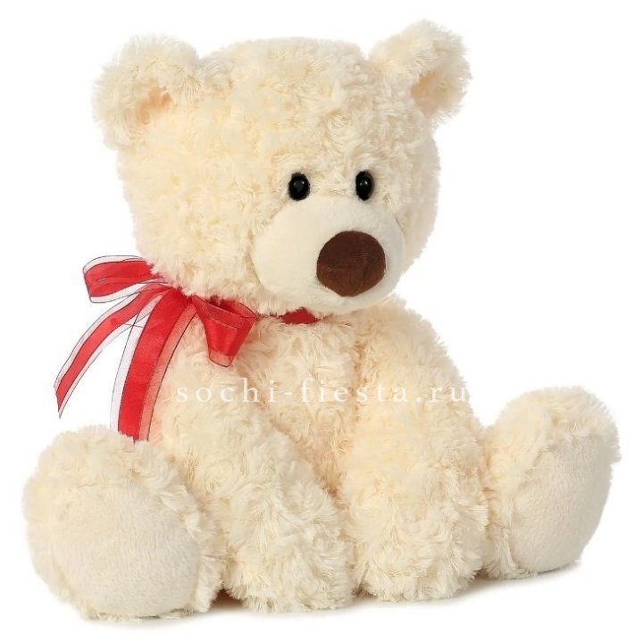 Белый плюшевый мишка  в Рыбинске