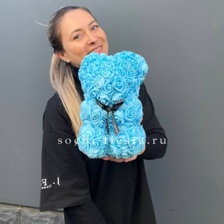 Игрушка медведь голубая в Рыбинске