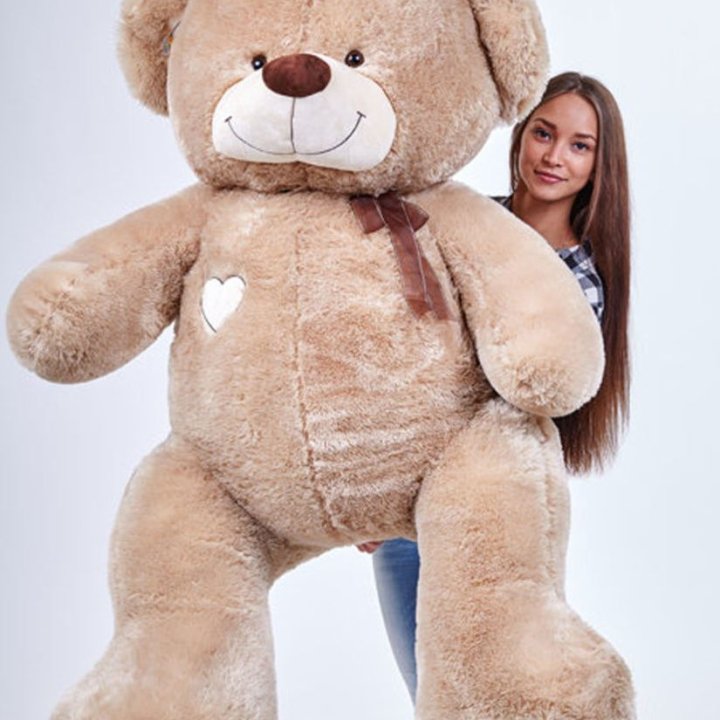 Бурый плюшевый мишка большой в Рыбинске