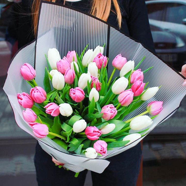 29 тюльпанов микс в Рыбинске