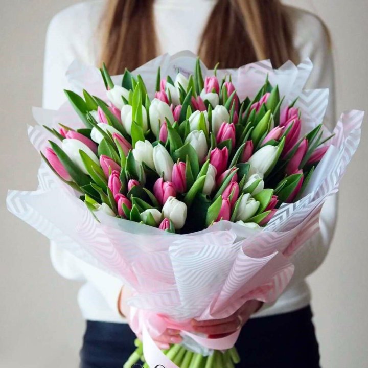 Букет тюльпанов "Лолита" в Рыбинске