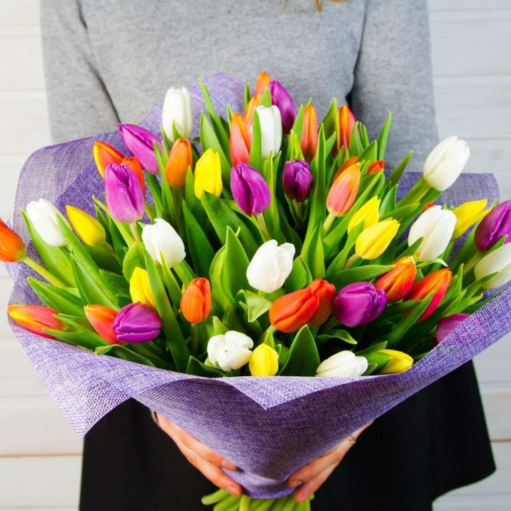 51 тюльпан "Рандом" №2 в Рыбинске