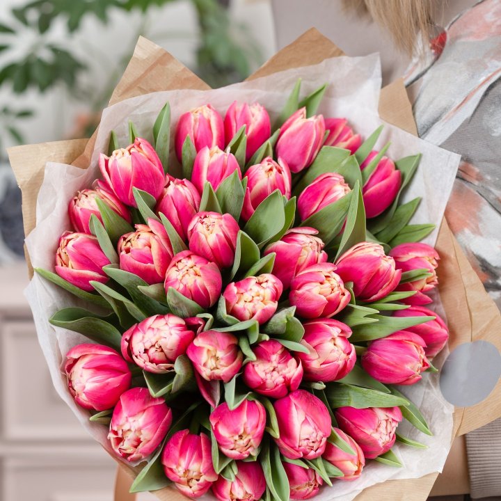 Букет пионовидных тюльпанов в Рыбинске
