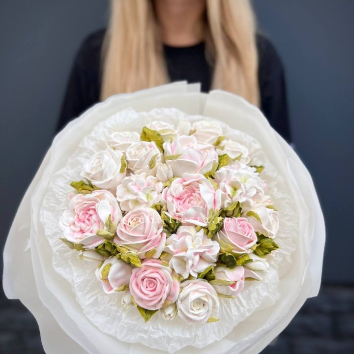 Сладкий букет из ЗЕФИРА нежный в Рыбинске